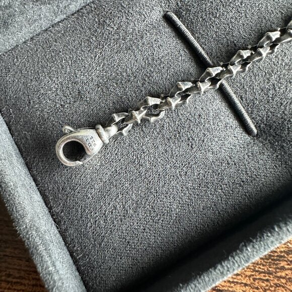 David Yurman Armory Bracelet in Sterling Silver - 5mm - 8.25" - Picture 7 of 14